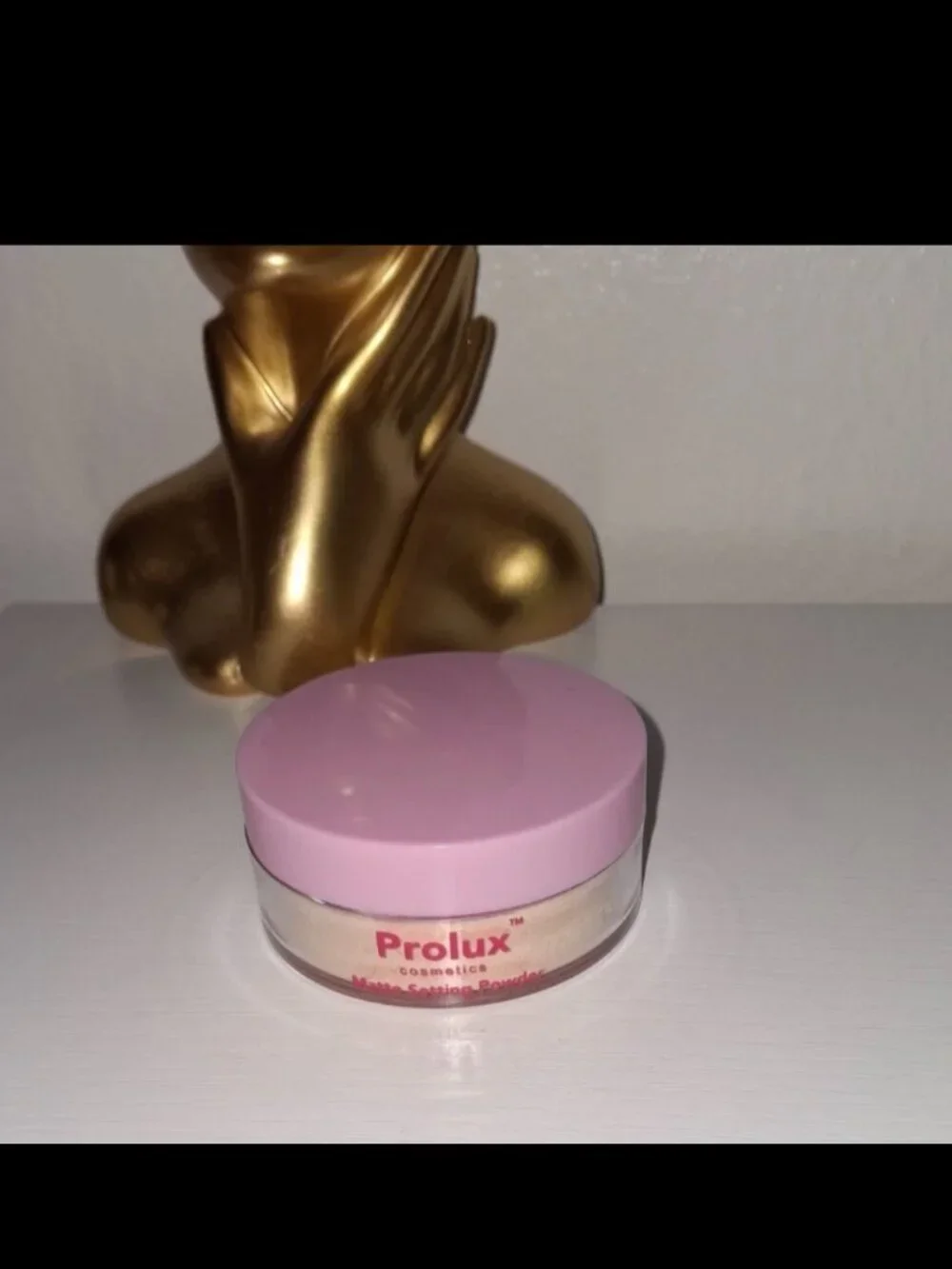 Prolux Matte Setting Powder w/ Puff Loose Face Powder New Sealed Porcelain